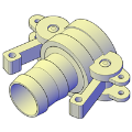 Cam Lock 3D Block