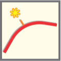 Station label at polylines
