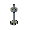 Python Elbow Trunnion Pipe Support - Metric